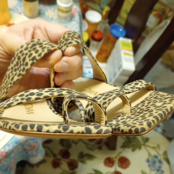 Stuart Weitzman Brown and Black Sandals - Picture 16 of 17